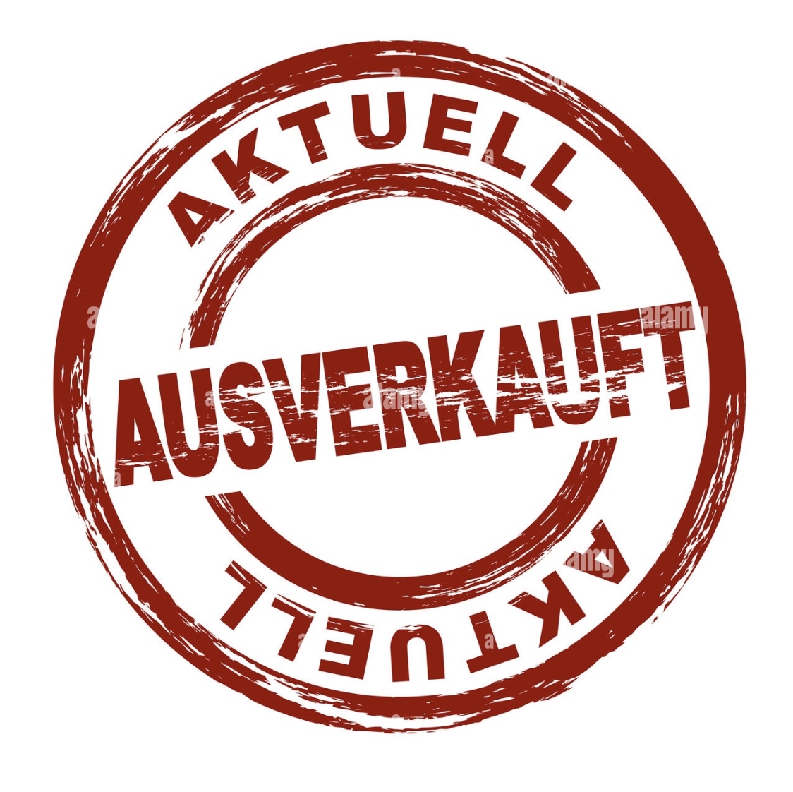roter Stempel aktuell ausverkauft